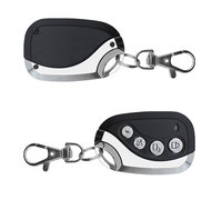 Duplicador de control remoto inalámbrico para puerta de garaje, frecuencia ajustable de 4 canales, 318mhz