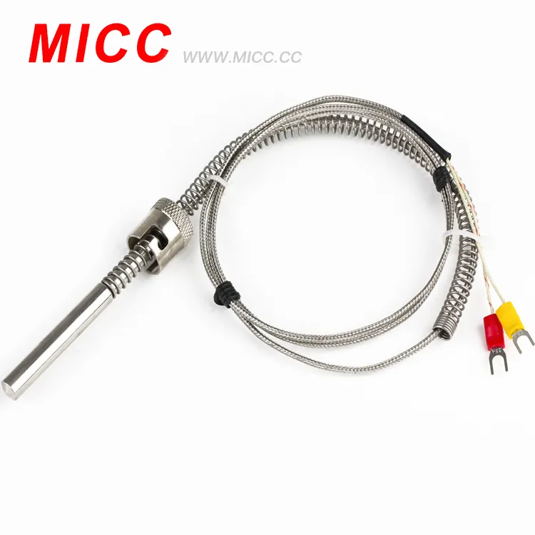 MICC Sensor Tipe K Pemeriksa Baja Tahan Karat Termokopel Suhu Tinggi