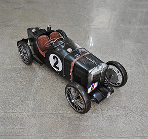 Mô hình M.G. 1934 <span class=keywords><strong>Mag</strong></span>. nette "kg" 133cm kích thước lớn cổ châu Âu sáng tạo kim loại xe mô hình thanh retro cổ điển xe bức tượng trang trí nội thất - Product Image 5