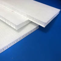 Panneau sandwich en nid d'abeille en fibre de verre thermoplastique PP CFRT, panneau léger pour plaque de protection de bâtiment