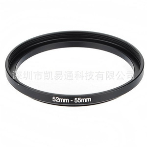 Lens Adapter 52mm To 55mm Metal Step Up Ring For <b>Camera</b> <b>Filter</b> Mounting - Product Image 1