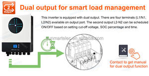 Inversor híbrido <span class=keywords><strong>Axpert</strong></span> Ultra 11KW 48V MPPT salida Dual con Wifi puede paralelo 6 unidades inversor Solar de uso doméstico - Product Image 6