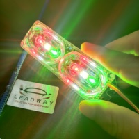 Kit de conversion de vélo électrique à LED, nouveau design, clignotant rouge et bleu, 12V-72V, feux de freinage/conduite pour vélos électriques LEADWAY