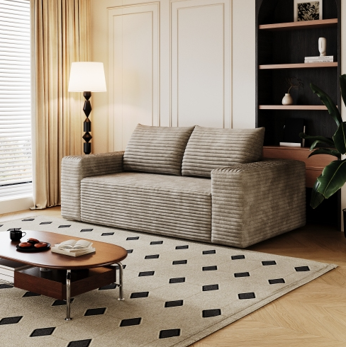 Canapé 2 places 63" (Camel)