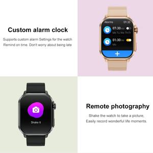 Gw50 स्मार्ट पहनने योग्य डिवाइस <span class=keywords><strong>24</strong></span> घंटे दिल की दर निगरानी श्वास प्रशिक्षण अभ्यास अभ्यास रिकॉर्डिंग फैशन वर्ग स्क्रीन स्मार्टवॉच - Product Image 2