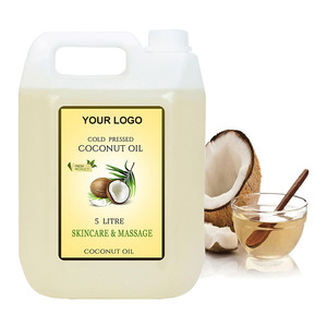 Оптовая продажа, премиальные фракционированные кокосовое масло холодного отжима RBD, эфирные массажные масла для спа-волос для лица - Product Image 1