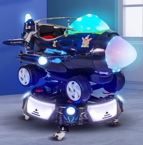 Máquina de juego infantil eléctrica con elevador giratorio de monedas, con temática de aviones pequeños y coches de juguete, para supermercados comerciales - Product Image 6
