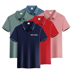 Chemises Polo de Golf Personnalisées en Gros pour Hommes, Manches Courtes, Uniformes Professionnels Brodés, Respirantes, Anti-humidité, Coupe Confortable - Product Image 2