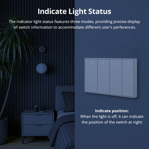 Interruptor de Luz de Pared Zemismart Tuya Zigbee con Neutro, Pulsador Interruptor de Pared 1 2 3 <span class=keywords><strong>4</strong></span> 6 Canales Compatible con Alexa y Home Assistant - Product Image 5