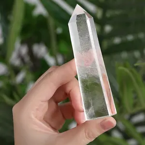 Clear Quartz Crystal And Healing Stone Gift Stone Hexagonal Pointed Crystal Stick Stone