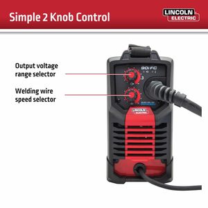 Soldadora Portátil Lincoln Electric Weld-Pak 90i Fc 120V con Alimentación de Alambre y Correa para el Hombro para Uso Residencial - Product Image 6