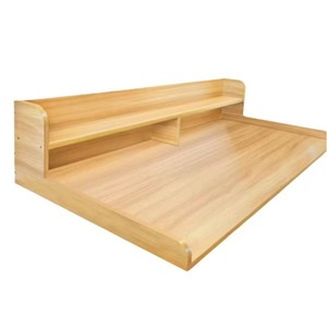 Étagère de rangement double couche en bois pour machine à laver et sèche-linge, support de rangement polyvalent sur pied pour salle de bain - Product Image 5