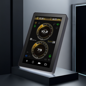 Endüstriyel klavye 7 inç ekran kapasitif dokunmatik ekran ve kontrol terminali monitör Plc denetleyici - Product Image 5