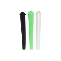 Tube Cône à Rouler les Cigarettes en Plastique Multicolore de 120 mm avec Couvercle – Vente en Gros