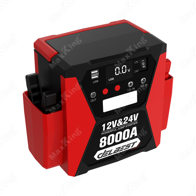 56000mAh High Capacity 12V and 24V Jump Starter Truck Booster Jump Starter for Heavy Duty Battery Starter 8000A