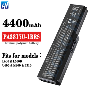 Batterie d'ordinateur portable rechargeable de haute qualité 4400mAh <span class=keywords><strong>PA3817U</strong></span>-<span class=keywords><strong>1BRS</strong></span> pour ordinateur portable TOSHIBA L600/L600D/U400/M800/L310 - Product Image 2