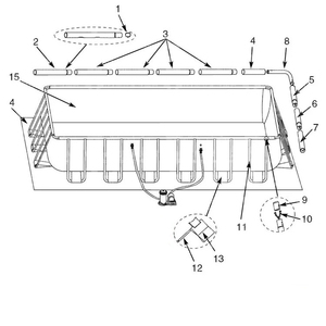 <span class=keywords><strong>Piscine</strong></span> d'eau à cadre en acier de 9.75 mètres, <span class=keywords><strong>piscine</strong></span> à cadre en acier pour jardin, <span class=keywords><strong>piscine</strong></span> de pelouse 32ft ultra XTR 26374/26372 - Product Image 6
