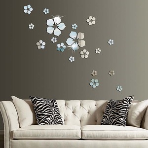 18Pcs/<strong>set</strong> 3D Acrylic <strong>Mirror</strong> <strong>Wall</strong> Stickers Bedroom Livingroom <strong>Wall</strong> Decoration DIY Hollowed Flower Shaped <strong>Wall</strong> <strong>Mirror</strong> Sticker - Product Image 1