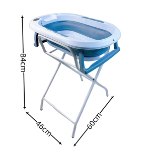 Bañera multifuncional económica para mascotas, sistema de limpieza de belleza para mascotas de baño de hierro plegable, impermeable para baño interior y exterior - Product Image 4