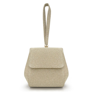 Designer Rhinestone Elegant <b>Clutch</b> Bag Purses Big <b>Wedding</b> Evening Crystal Bucket Bag Apricot for Woman - Product Image 5