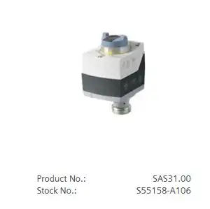 SAS31.03 SAS31.00 SAS31 yerine elektrikli aktüatör model SQS35 Electromotoric aktüatör sıcaklık kontrol aktüatör VVG44