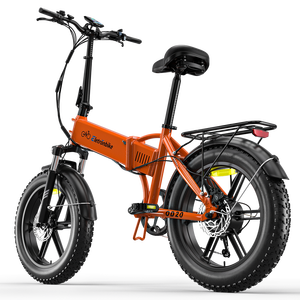20 Inch Folding Electric Bicycle Fat Tire Full Suspension E Bike 250W 55Nm 48V 13Ah Collapsible Ebike EU Local - Product Image 2