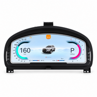 Tulis Digital Speedometer Gauge Cluster Layar Kokpit Virtual 12,3 Inci LCD Instrument Cluster untuk Chevrolet Captiva 2012-2017