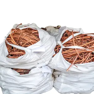 Chatarra de alambre de cobre de alta pureza (99.99%) para comercio internacional, con calidad y pureza garantizadas