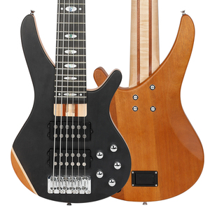 Bullfighter DB-6 6 <b>String</b> Guitar with H-H Active Pickups 24 Frets Mahogany Body Natural Color - Product Image 1