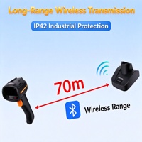 Pemindai Kode Genggam Nirkabel MV-IDH3000B Industri 1D 2D DPM Barcode Scanner
