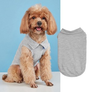 Gilet pour chien en coton uni, vêtements respirants pour animaux de compagnie, pour toutes les saisons, rouge, noir, rose, blanc, gris - Product Image 5