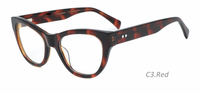 Monture de lunettes œil-de-chat pour femme en acétate, monture épaisse rétro, pour verres correcteurs, lunettes de vue pour dames