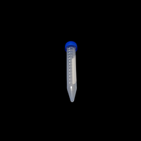 Tube à centrifuger gradué à fond conique PP de 15ml avec couvercle à vis