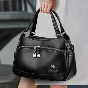 New Fashion Crossbody Bag Large Capacity Shoulder Bag Soft PU Leather Women's Handbag Designer Senior Luxury Crossbody Bag - Product Image 1