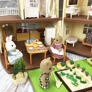 Meilleure Vente 2025 Ensemble de Mini-Meubles Famille de <span class=keywords><strong>la</strong></span> Forêt <span class=keywords><strong>Maison</strong></span> de Poupée Jouet de Rôle pour Enfants Jouets d'Imitation Mini Salon Mini <span class=keywords><strong>Maison</strong></span> de Poupée - Product Image 4