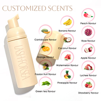 Nettoyant Moussant pour Cils Sans Cruauté Animale, Shampooing pour Cils, Sérum pour Cils, Kit de Soins Post-Extension, Bouteille en Gros, Shampooing Rouge pour Cils avec Logo