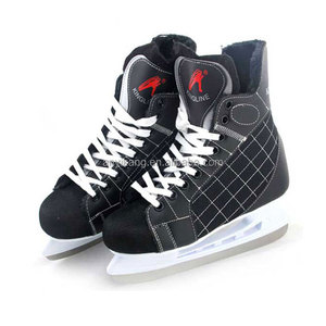 Patins de hockey sur <span class=keywords><strong>glace</strong></span> de compétition Pro Chaussures de patinage sur <span class=keywords><strong>glace</strong></span> Vente en gros d'usine OEM à lacets avec soutien de la cheville - Product Image 1