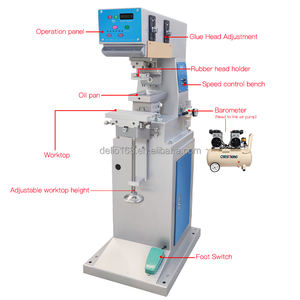 手動タンポグラフィプリンターシングルカラーパッド印刷自動ロゴ印刷機精密パッド印刷 - Product Image 4