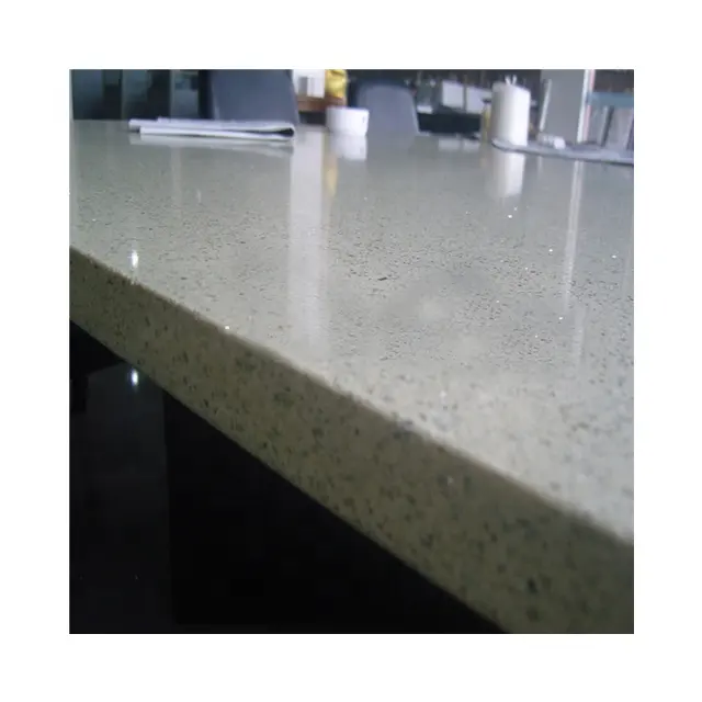 Artificial Stone Modern Agglomerated Tiles Quartz Stone Slab