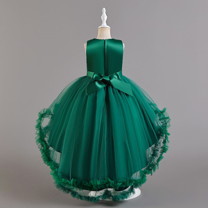 <span class=keywords><strong>Vestito</strong></span> da principessa per bambine di lusso per bambine costumi per feste di compleanno abito Tutu senza maniche - Product Image 3