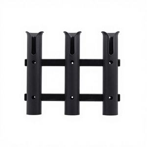 ที่วางคันเบ็ดตกปลาพลาสติกแบบสามส่วน พร้อมฐานยึดไนลอน ที่ยึดคันเบ็ดตกปลาสำหรับเรือ ทนทาน - Product Image 2