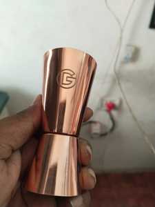 Vintage 30-60ml Premium cuivre martelé Jigger hôtel Restaurant Cocktail mélange Bar outil métal mesure cheville mesureur - Product Image 3