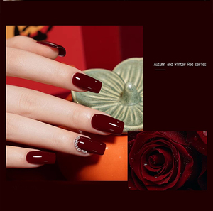 Automne et hiver rouge série pour 15 ml paillettes couleur brillant UV Gel <span class=keywords><strong>vernis</strong></span> à ongles <span class=keywords><strong>vernis</strong></span> manucure Nail Art Gel - Product Image 4