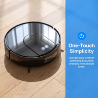 Robot Vacuum Cleaner Pintar 20000Pa Daya Hisap Kuat 3 Mode yang Dapat Disesuaikan Motor Tanpa Sikat Navigasi LDS Slam Pengisian Daya Otomatis
