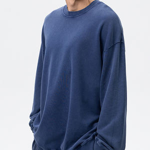 Sudadera con Capucha Premium de 380 g/m² para Hombre, Lavado Ácido, Estampado Personalizado, 100% Algodón, Felpa Francesa, Corte Regular, Otoño - Product Image 2