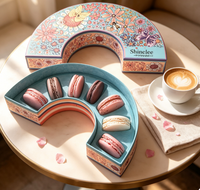 Boîte à gâteau de luxe personnalisée, emballage en papier de qualité alimentaire pour boulangerie, avec impression personnalisée, fabricant