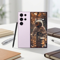 2026 S24 Ultra 5G LTE HD 7 Inci Ponsel AMOLED Terbaru Berkualitas Tinggi 16GB+1TB CPU Octa Core Kamera Belakang 108MP Bahasa Inggris