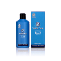 Town Talk Silvercare 250ml Solution Nettoyante Anti-ternissement pour Bijoux en Argent Liquide Polissant pour Argent