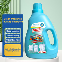 Détergent liquide pour lessive en bouteille, parfum lavande, marque personnalisée, écologique, pour lavage à la main et en machine