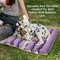 Tapis rafraîchissant pour chien, luxueux, moderne, doux, pliable, résistant aux poils et aux griffures, lit pour chat et chien, tapis de voyage pliable